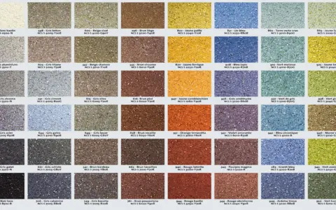 Nuancier enduit weber : une palette de couleurs texturées, du blanc kaolin au vert bambou, pour sublimer vos façades.