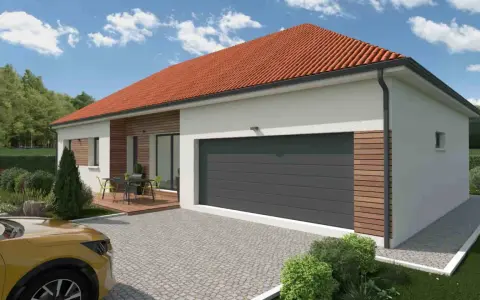 Maison moderne 100m2 avec garage, terrasse et jardin. Le prix maison neuve 100m2 sans terrain est un bon point de départ pour votre projet.