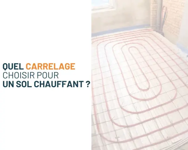 Installation d'un plancher chauffant avant pose du carrelage. Le DTU joint carrelage plancher chauffant garantit une pose durable.