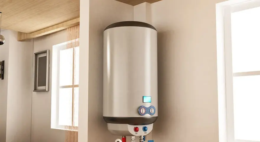 Chauffe-eau thermodynamique moderne, un élément clé pour une longue durée de vie et une eau chaude constante.