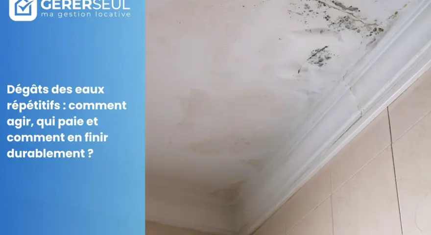 Plafond taché et moisi, signe de dégât des eaux. Le coût au m2 pour réparer ces dommages est une préoccupation majeure.