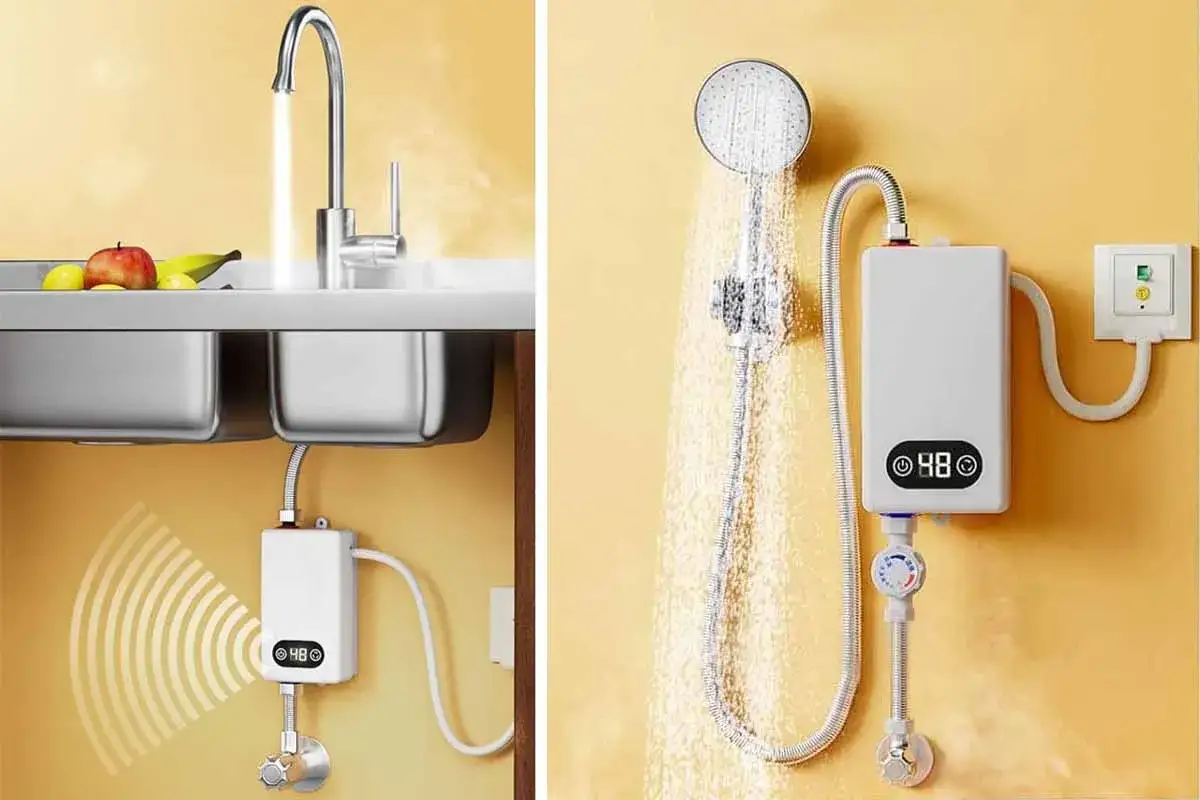 Chauffe-eau électrique instantané : inconvénients potentiels comme une consommation électrique élevée ou une eau pas toujours assez chaude.