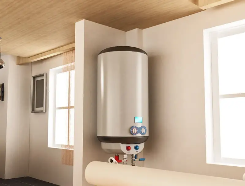 Chauffe-eau thermodynamique moderne, un élément clé pour une longue durée de vie et une eau chaude constante.